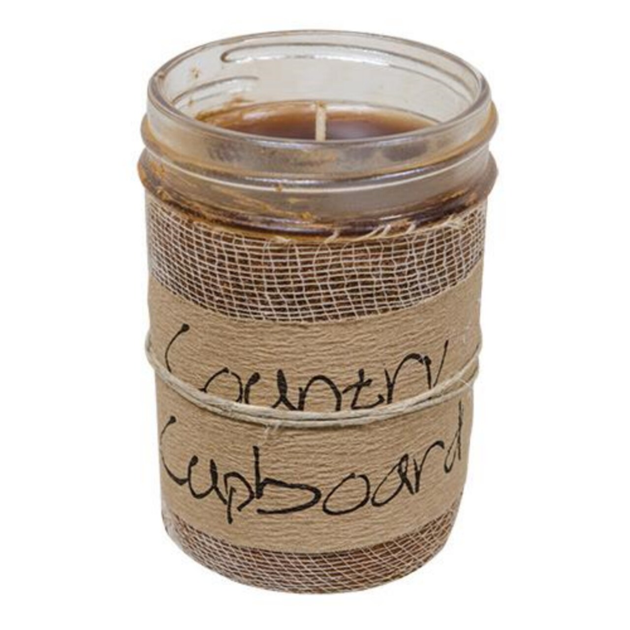 8 Ounce Country Cupboard Jar Candle with Sweet Scent Perfect for Any Space